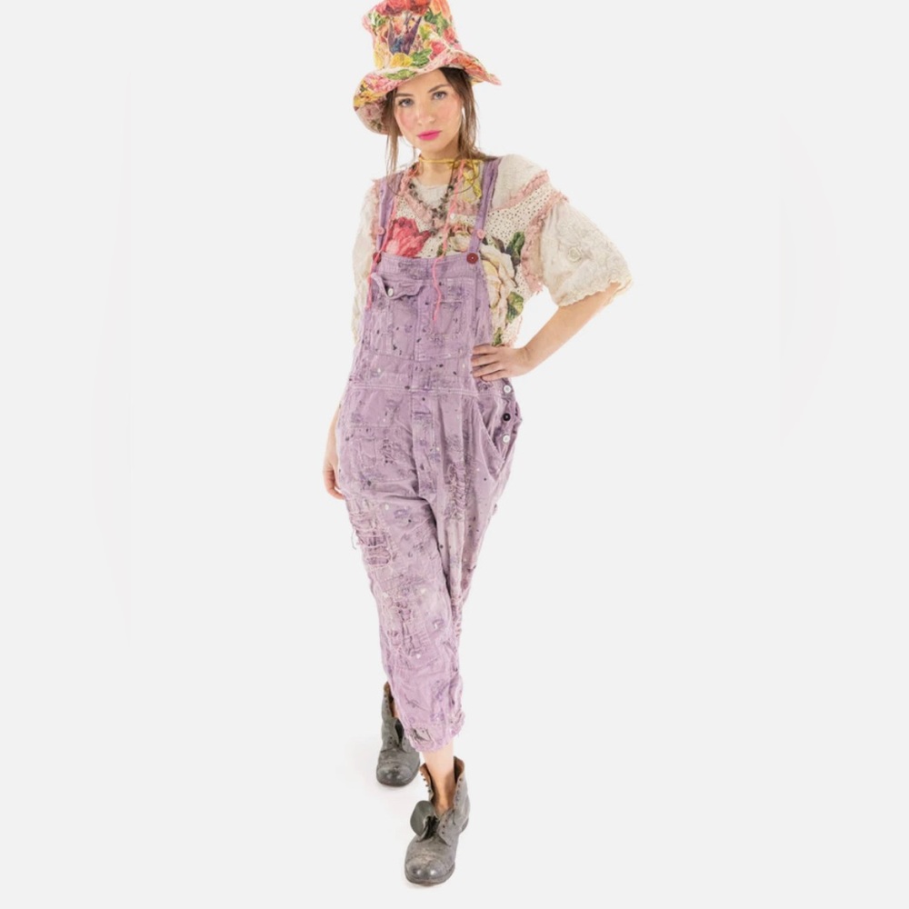 Magnolia Pearl Floral Love Overalls
